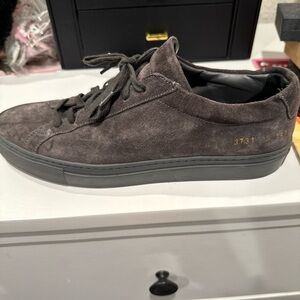Men's Gray Suede Sneakers